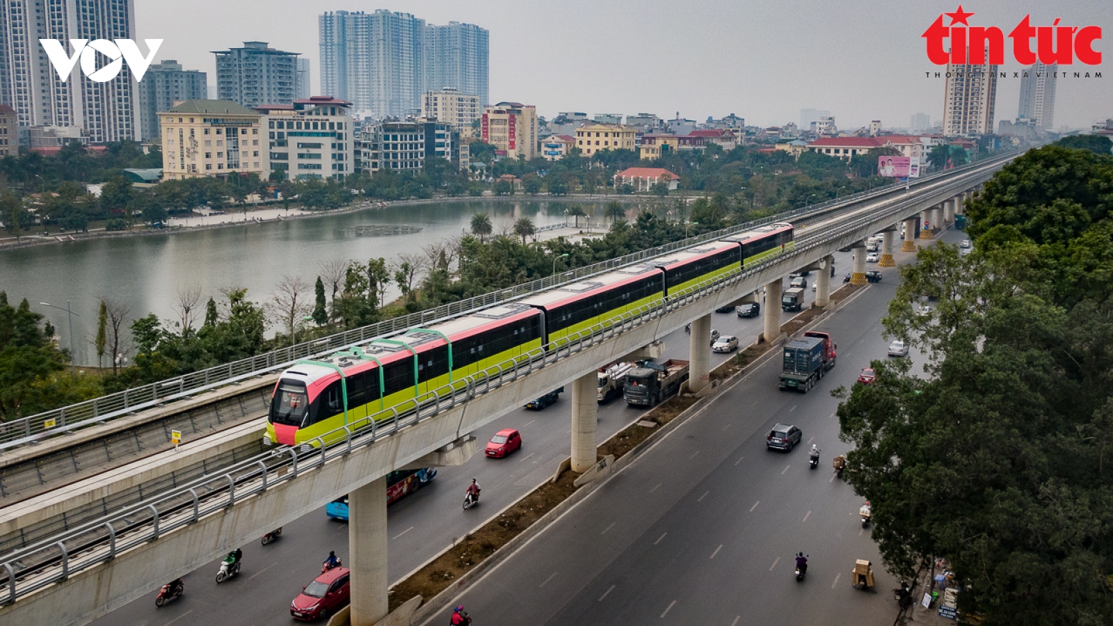 Metro Nhổn - Ga Hà Nội: Chạy thử đoạn trên cao vào tháng 12/2022