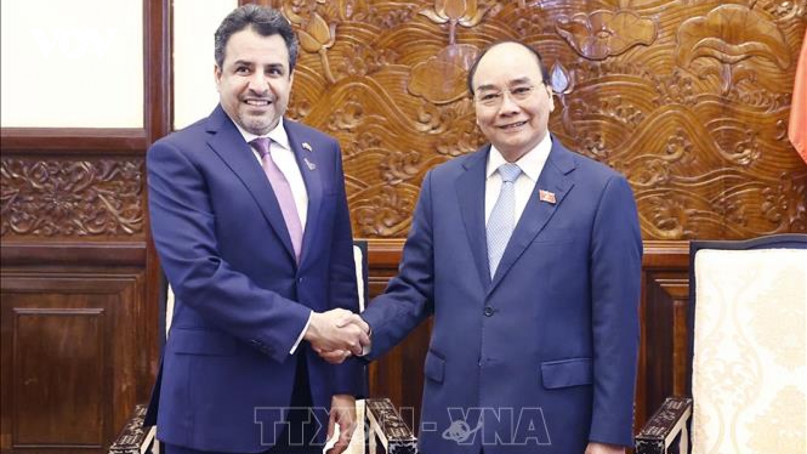 Chủ tịch nước tiếp Đại sứ Các tiểu vương quốc Arab thống nhất chào từ biệt