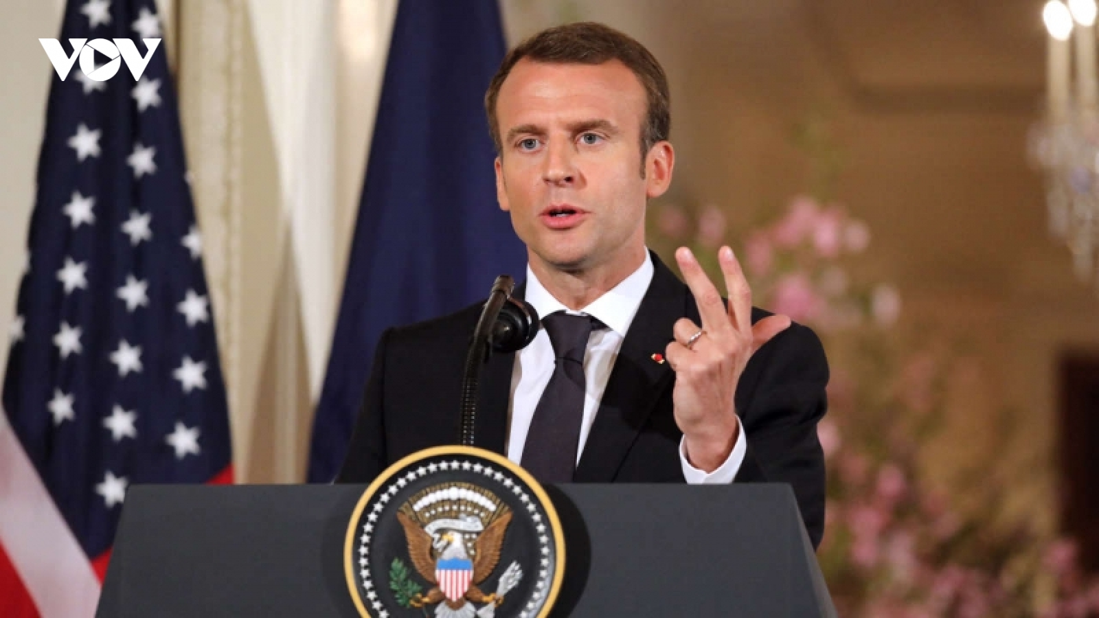 Tổng thống Pháp Emmanuel Macron thăm chính thức Mỹ