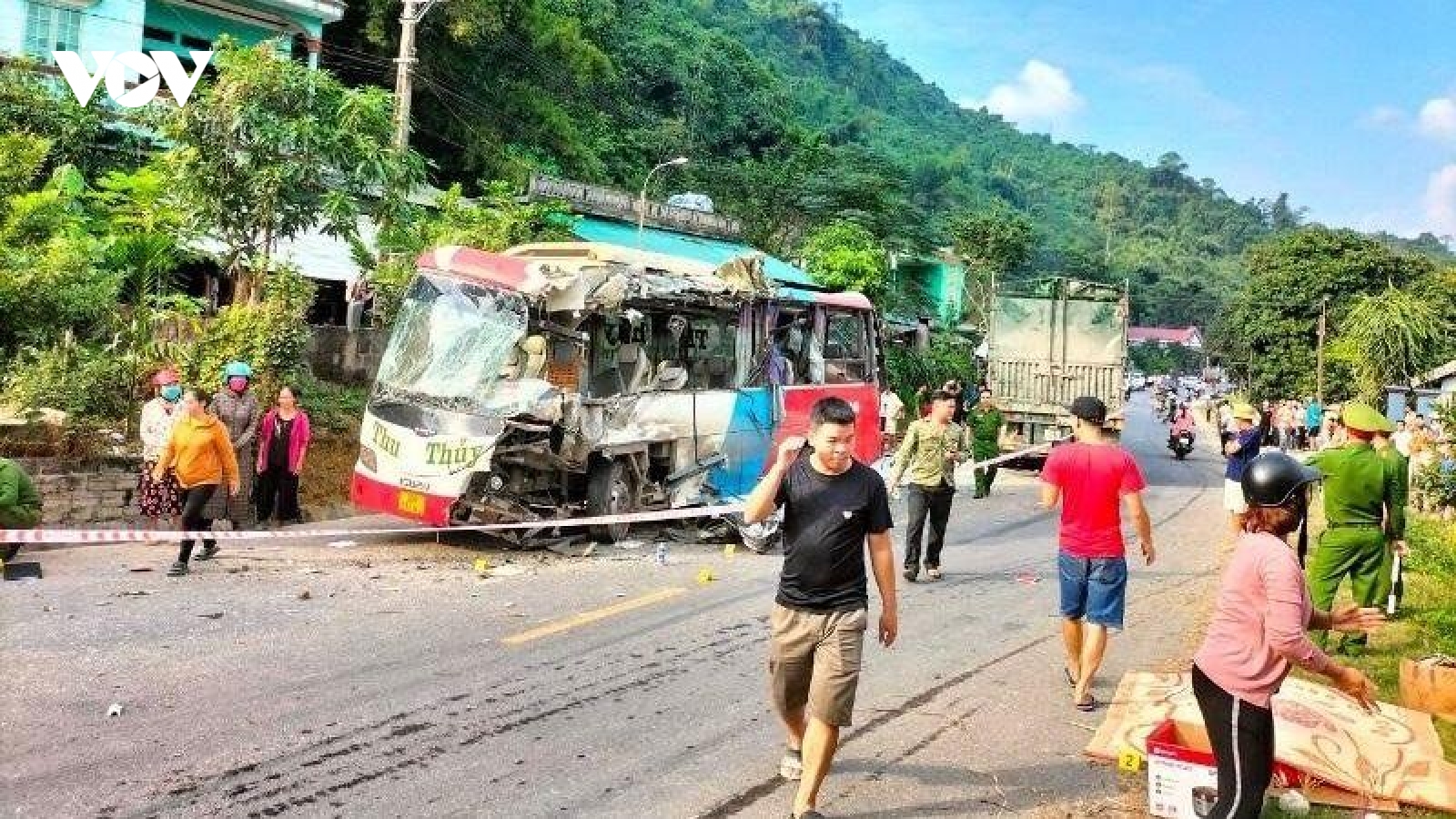 Tai nạn giao thông nghiêm trọng ở Tuyên Quang khiến 2 người thiệt mạng