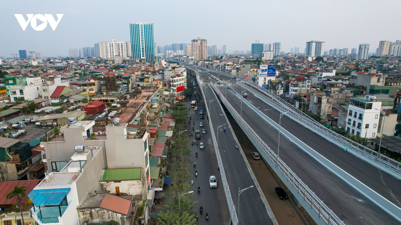 Đường vành đai 2 trên cao Ngã Tư Vọng – Vĩnh Tuy sắp thông xe