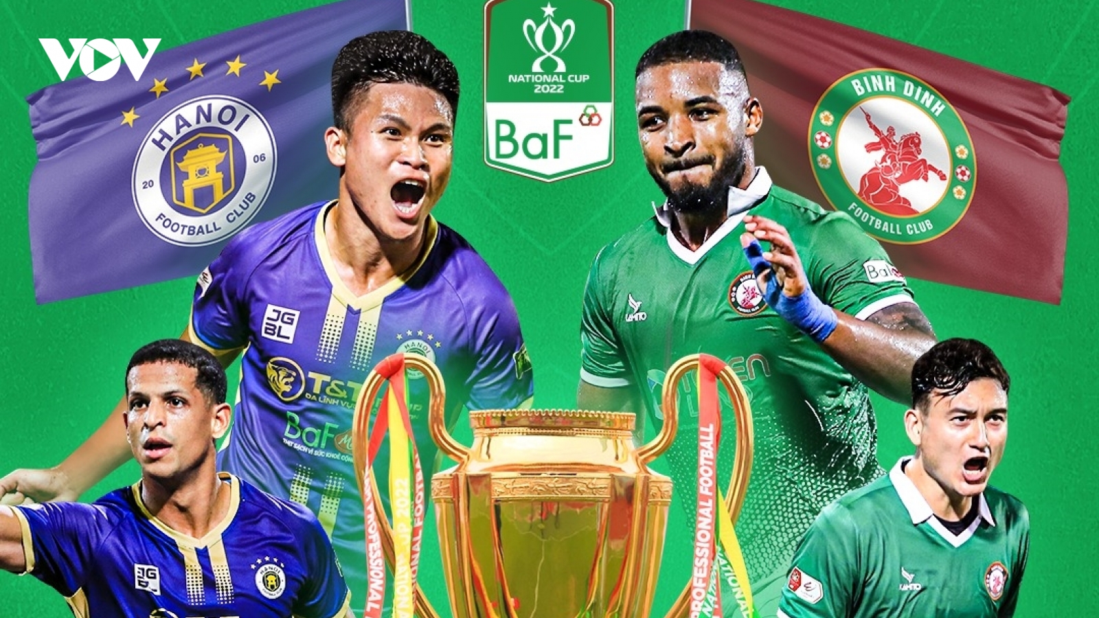 Hôm nay, Hà Nội FC đấu Bình Định ở chung kết Cúp Quốc gia 2022
