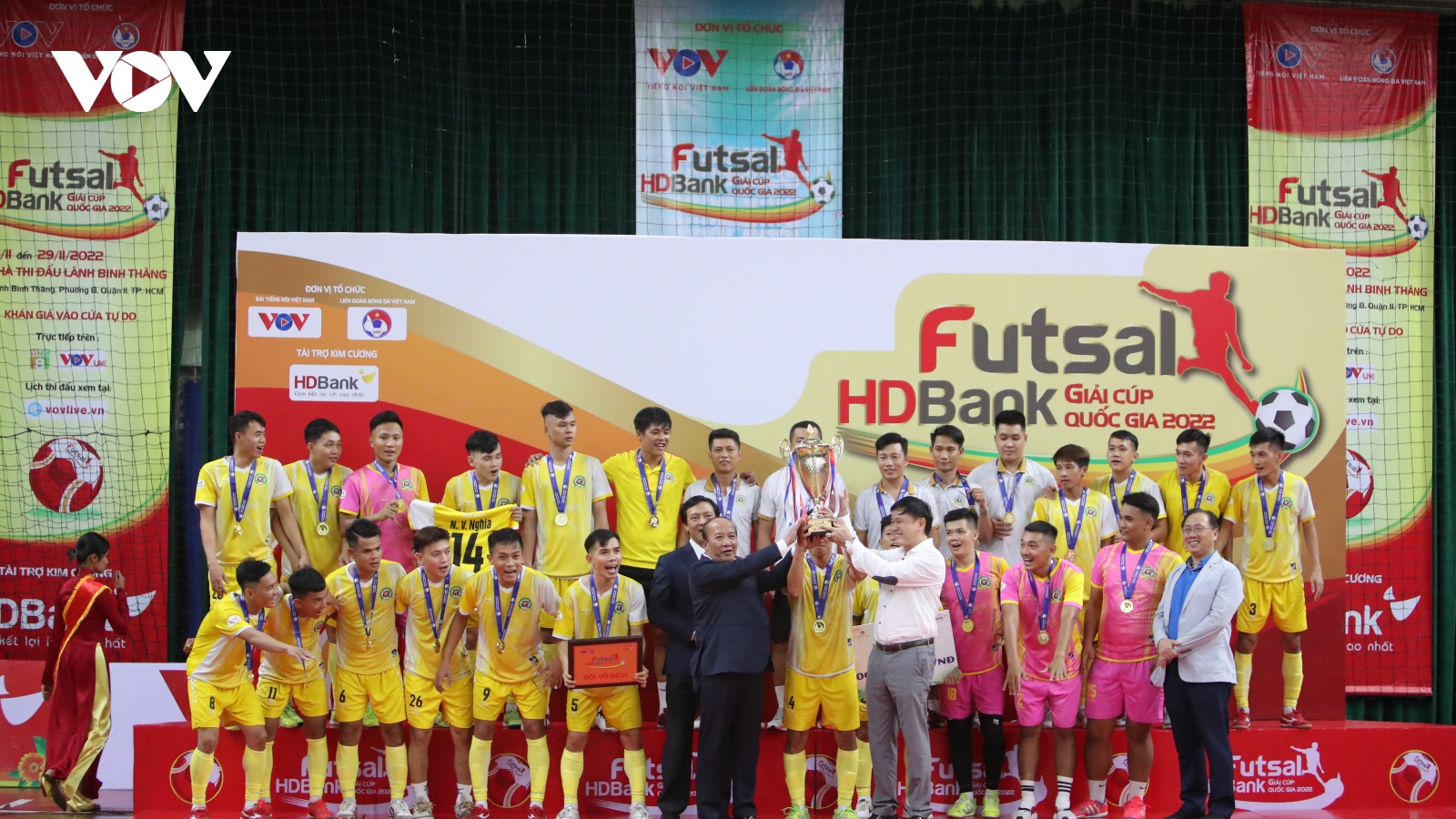 Kết thúc giải Futsal HDBank Cúp Quốc Gia 2022: Sài Gòn FC lần đầu vô địch