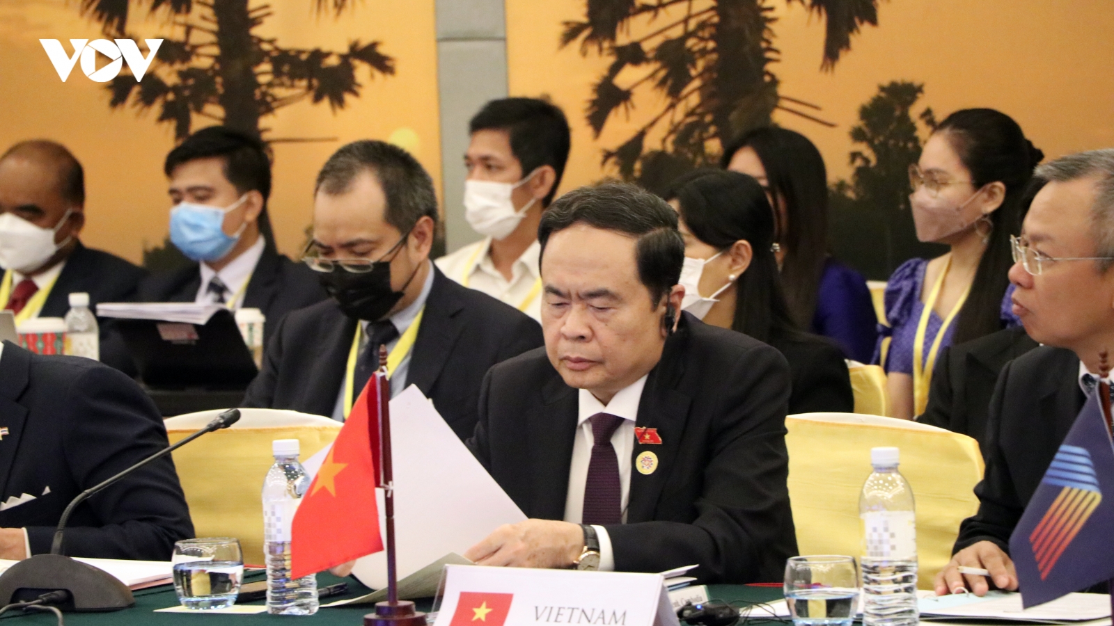 Ông Trần Thanh Mẫn tham dự cuộc gặp các nhà Lãnh đạo ASEAN - AIPA