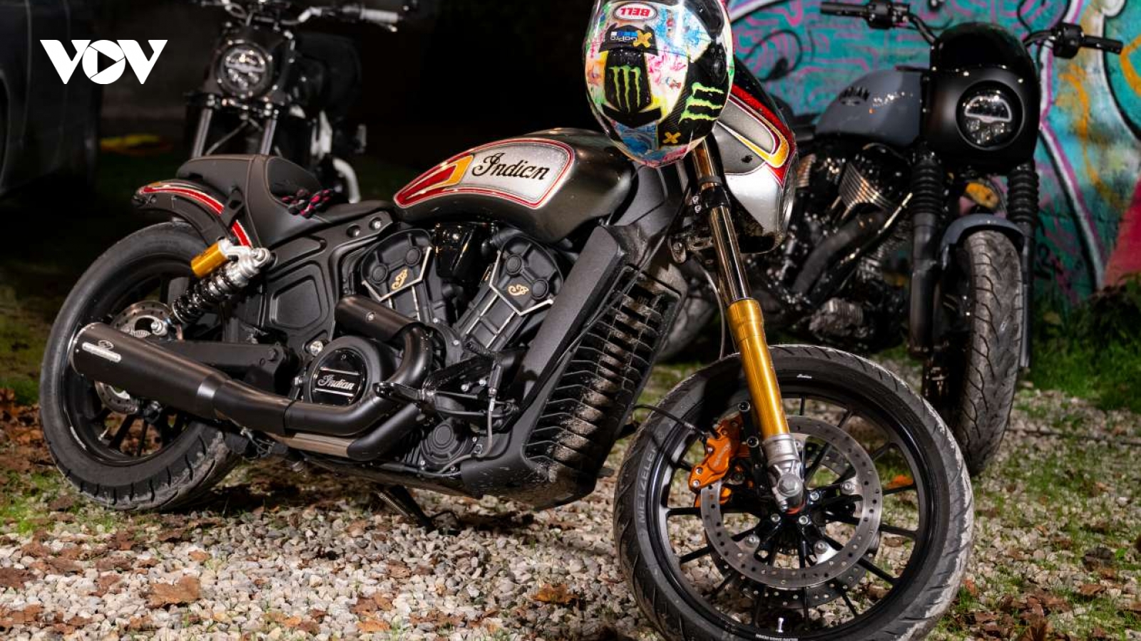 Chiêm ngưỡng Indian Scout Rogue với phiên bản custom bởi Hardnine Choppers