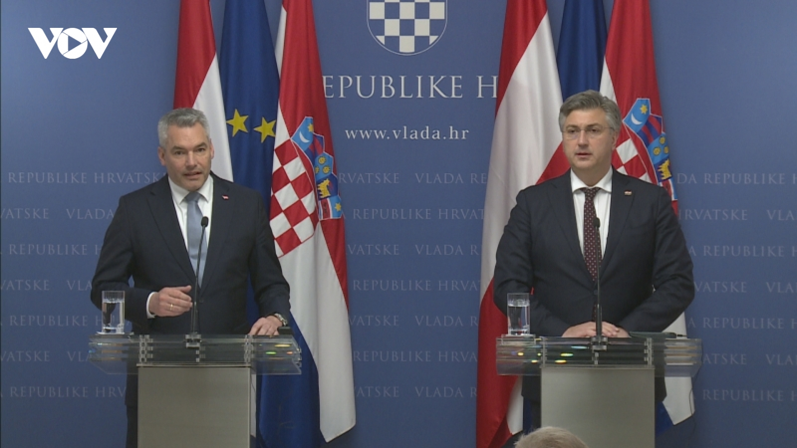 Áo mới chỉ ủng hộ việc gia nhập khu vực Schengen của Croatia