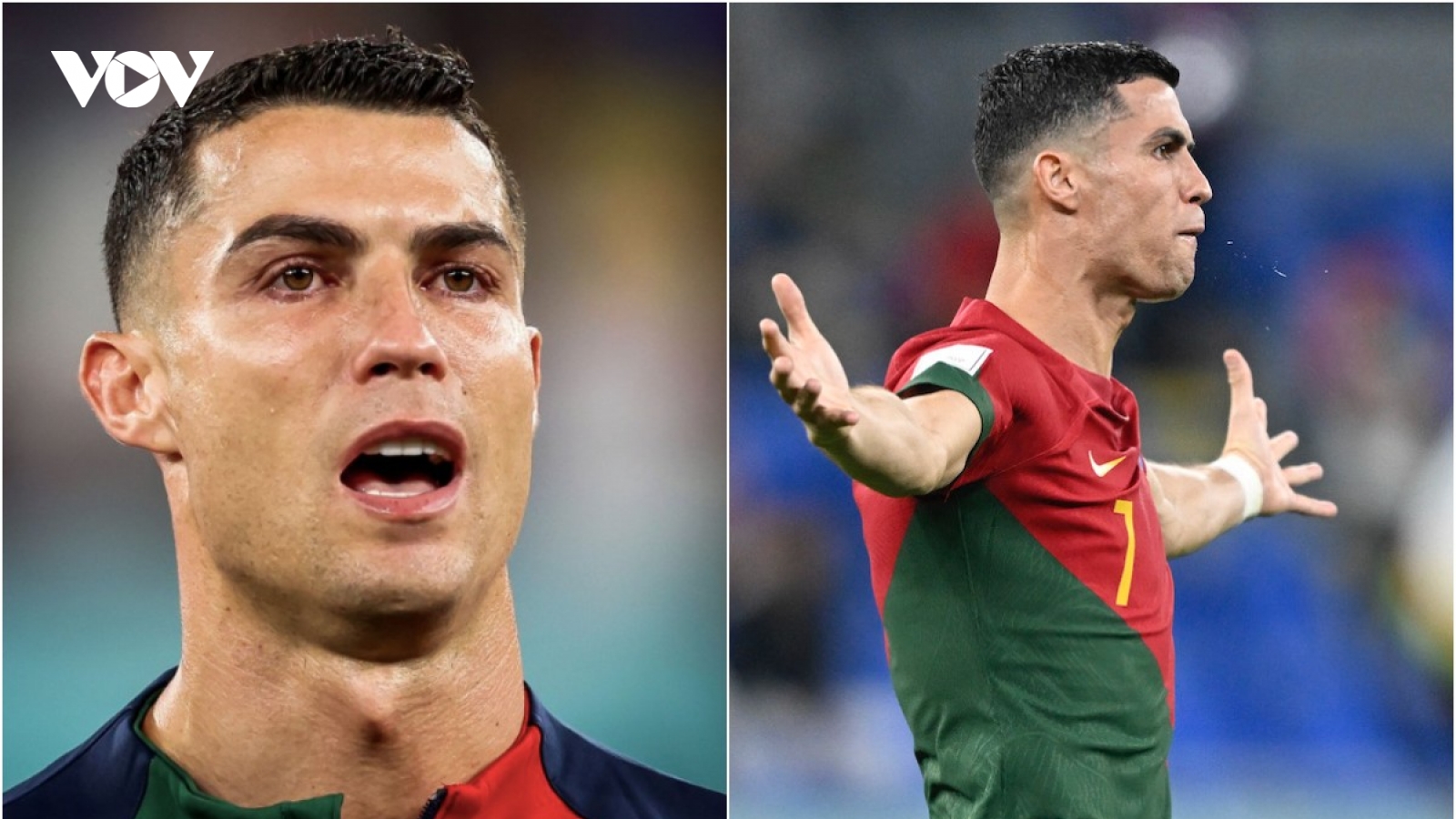 Những cung bậc cảm xúc mãnh liệt của Ronaldo trong trận Bồ Đào Nha 3-2 Ghana