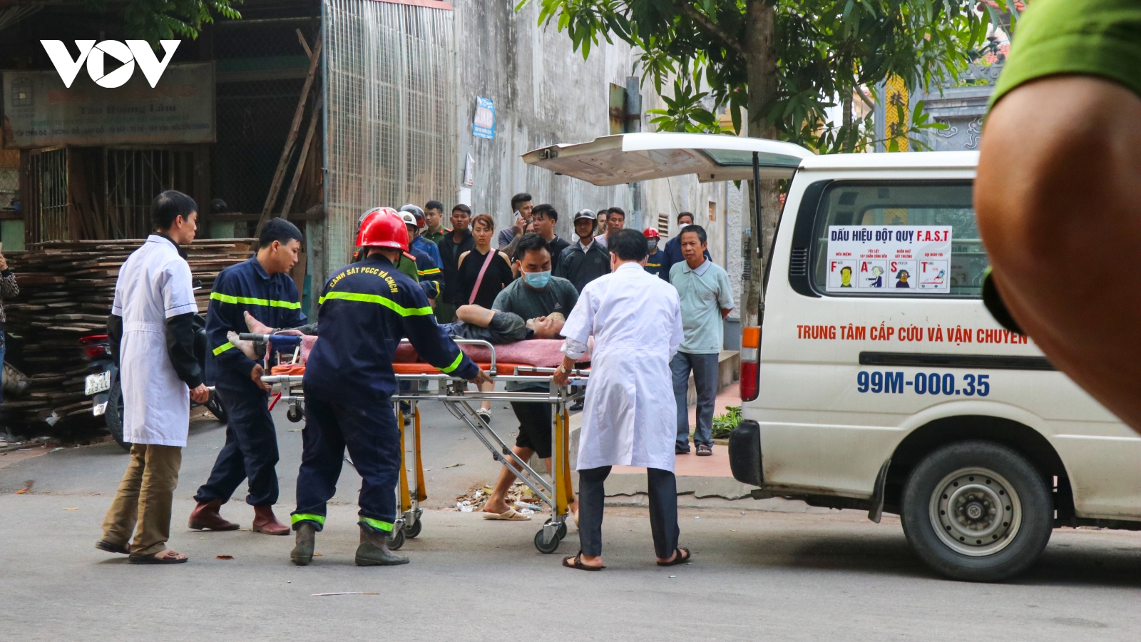 Sập giàn giáo ở Bắc Ninh, 1 người tử vong tại chỗ