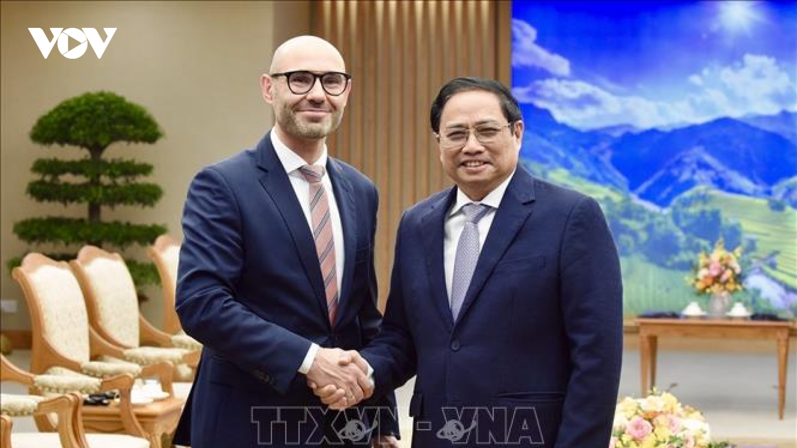 Thủ tướng Chính phủ Phạm Minh Chính tiếp Tổng Thư ký Toà trọng tài thường trực