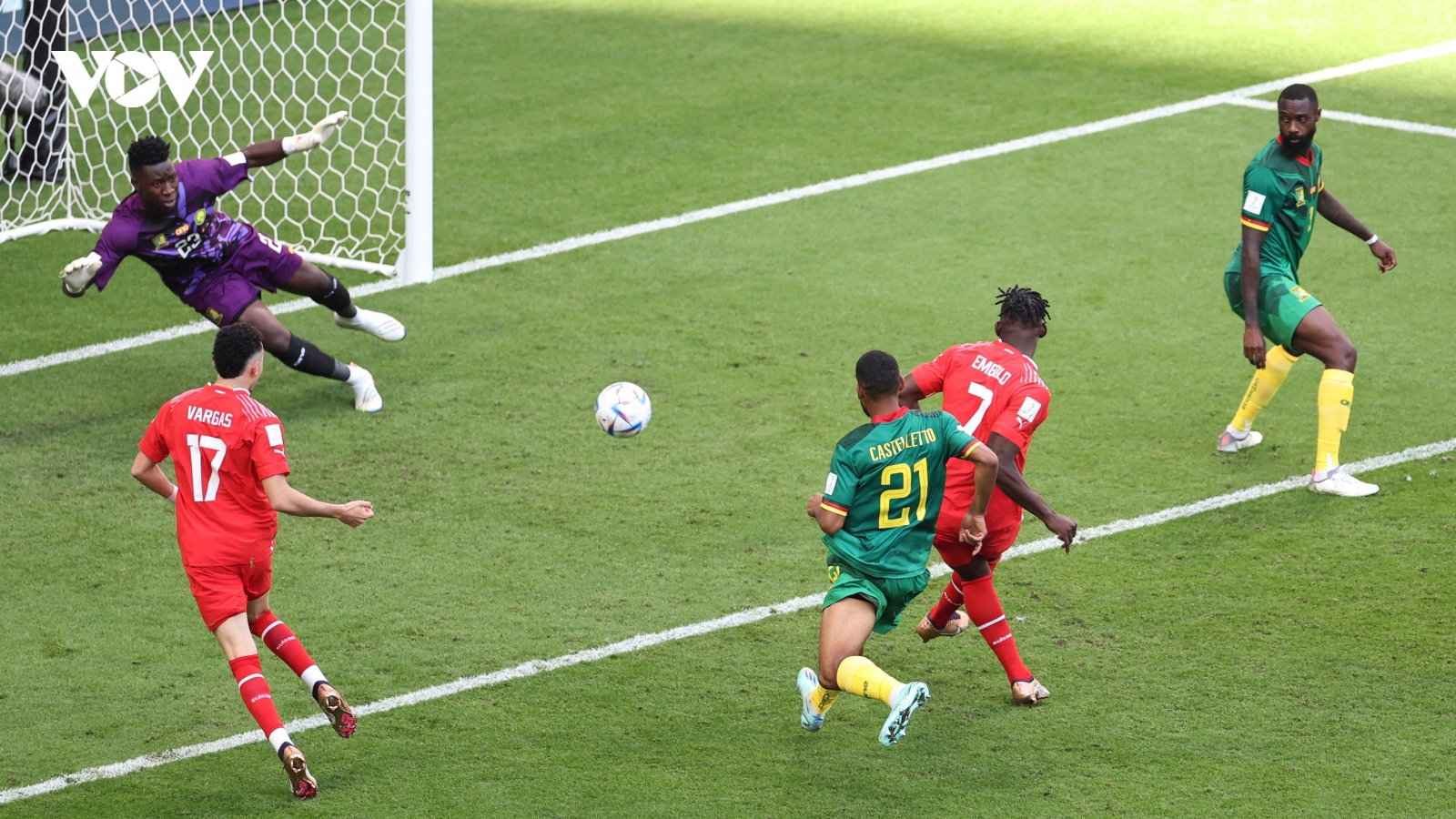 Kết quả World Cup 2022: Thuỵ Sĩ thắng thuyết phục Cameroon