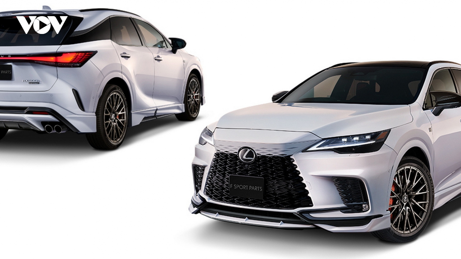 Cận cảnh Lexus RX 2023 với gói nâng ngoại thất thể thao TRD