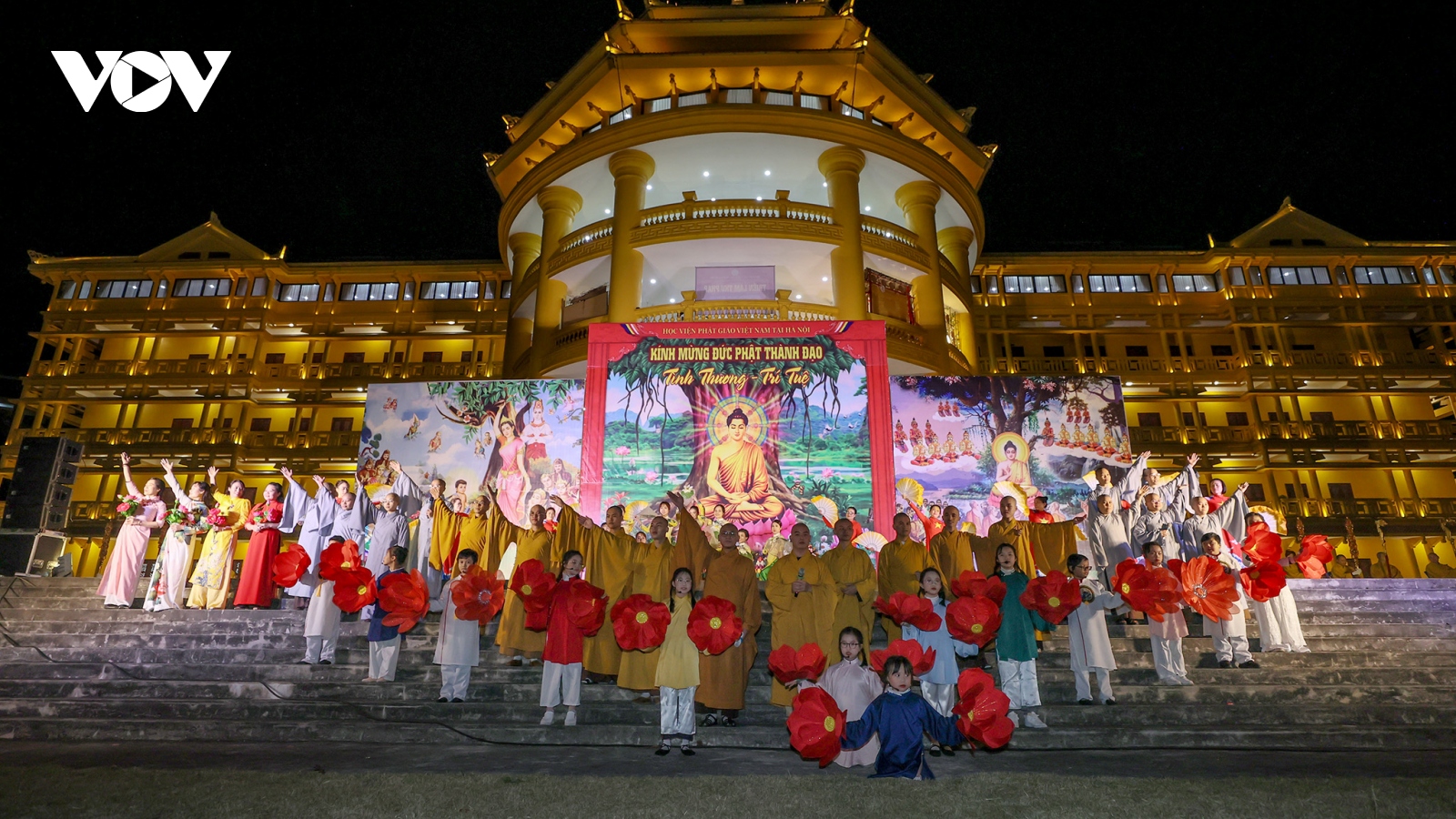 Đại lễ kỷ niệm ngày Phật thành đạo tại Học viện Phật giáo Việt Nam