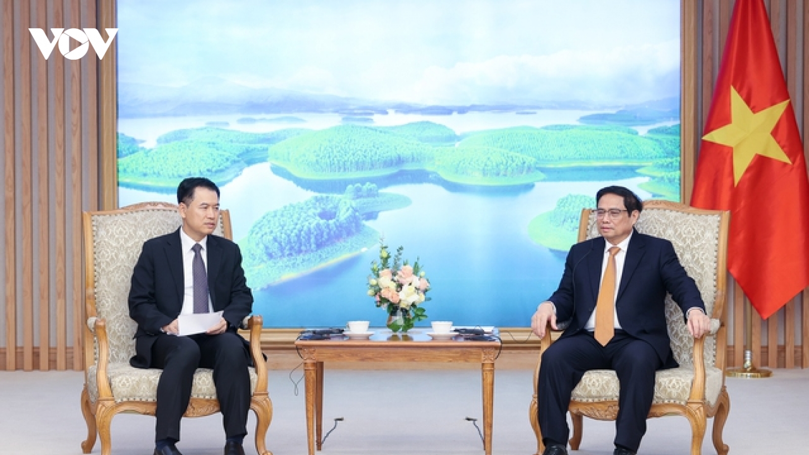 Thủ tướng Phạm Minh Chính tiếp Bộ trưởng Công Thương Lào Malaythong Kommasith