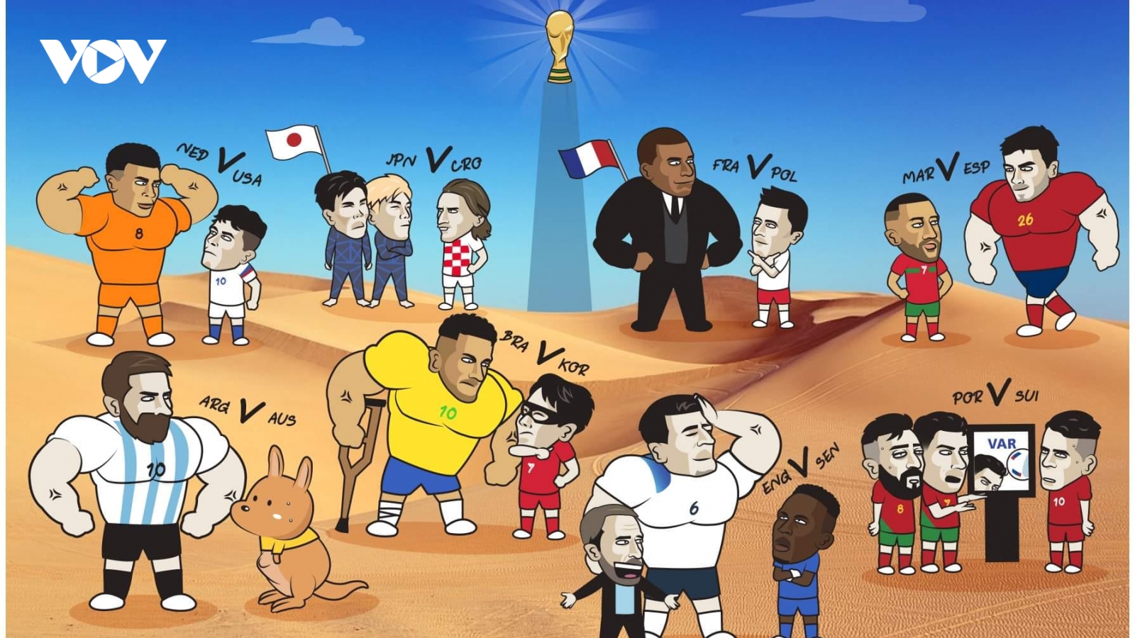 Biếm hoạ 24h: Ronaldo và Messi tìm thấy điểm tương đồng ở World Cup 2022