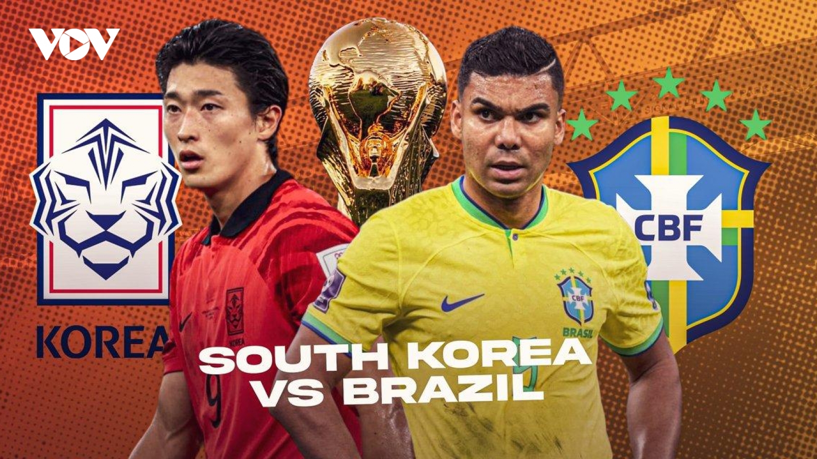Link xem trực tiếp bóng đá Brazil vs Hàn Quốc, 2h ngày 6/12