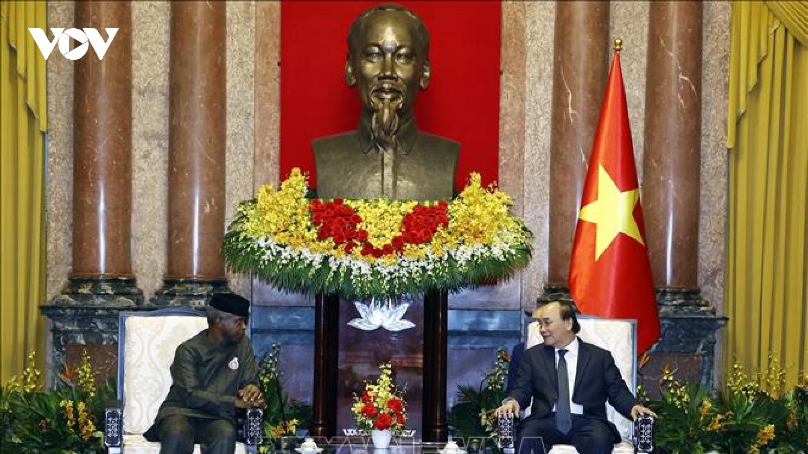 Chủ tịch nước Nguyễn Xuân Phúc tiếp Phó Tổng thống Nigeria