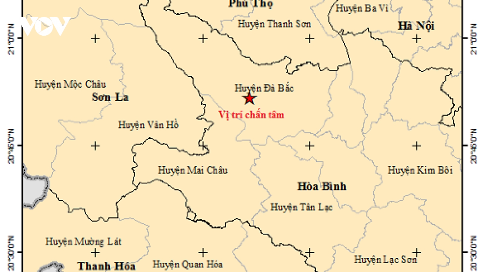 Động đất tại Đà Bắc, Hoà Bình