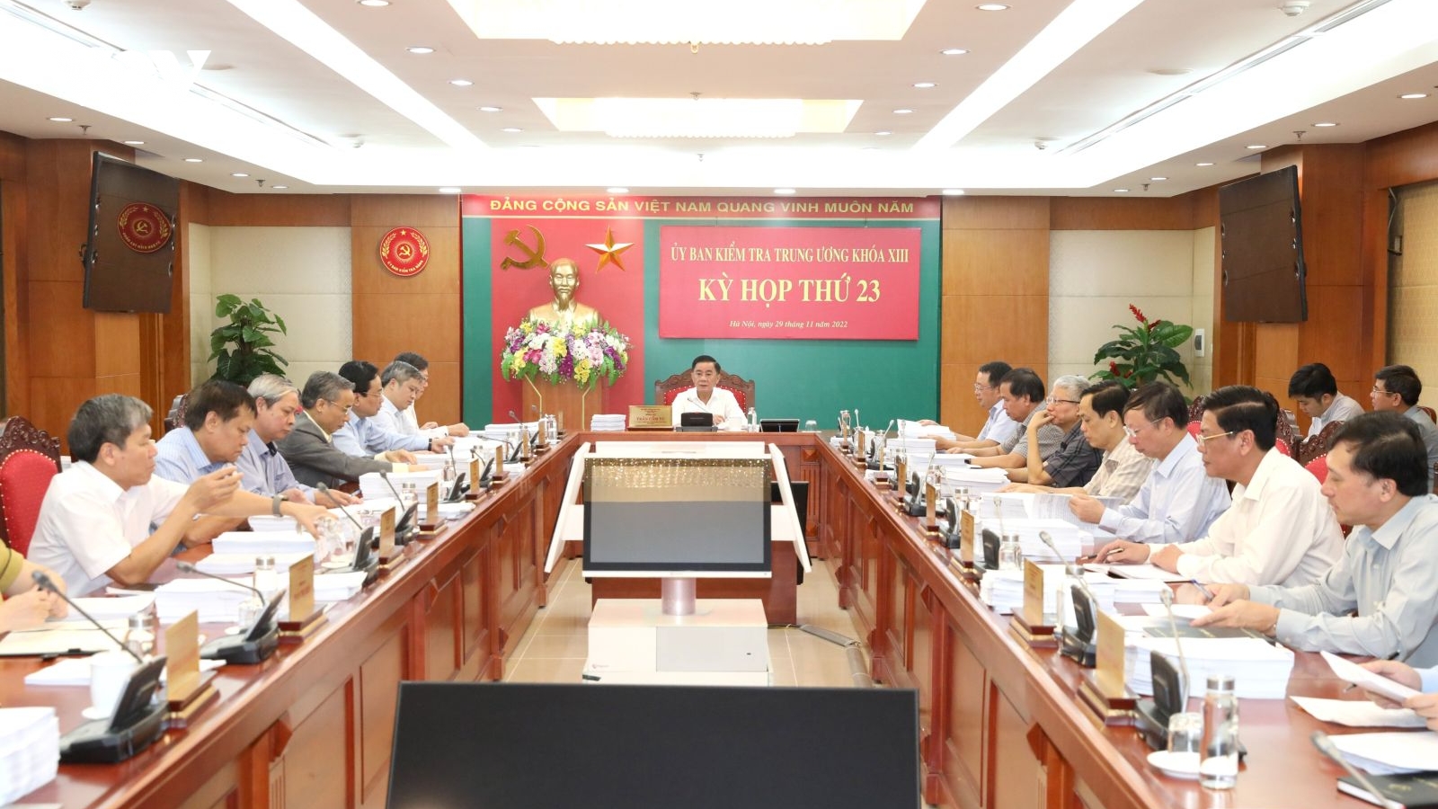 Toàn văn thông báo kỳ họp thứ 23 của Ủy ban Kiểm tra Trung ương