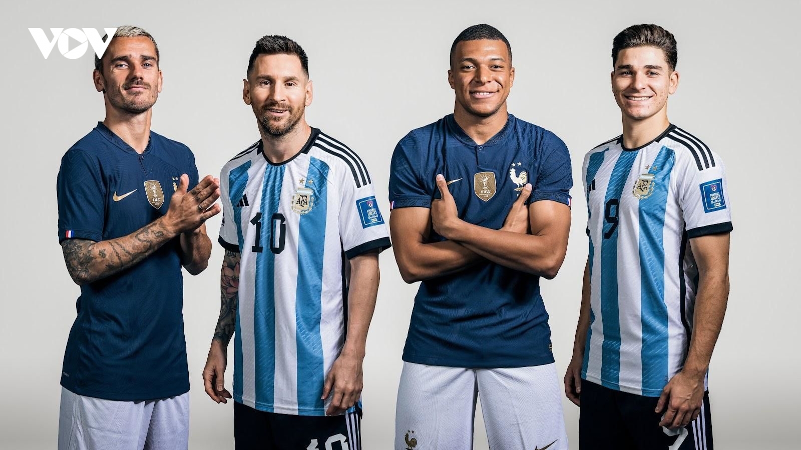 Đội hình kết hợp trong mơ giữa Argentina và Pháp