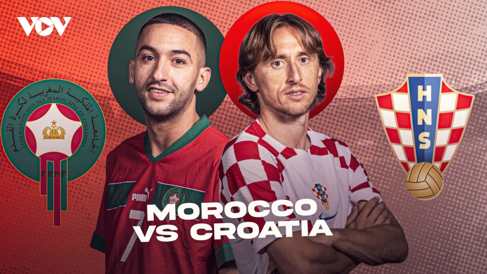 Link xem trực tiếp bóng đá Croatia vs Morocco, 22h ngày 17/12