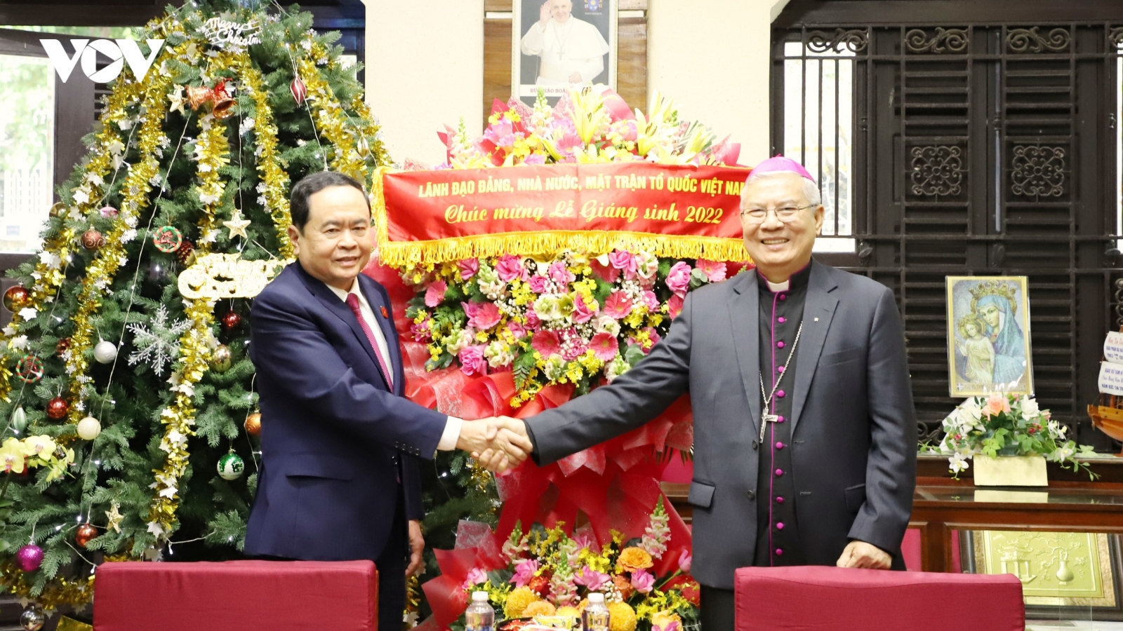 Phó Chủ tịch Quốc hội Trần Thanh Mẫn thăm, chúc mừng Giáng sinh tại Đà Nẵng