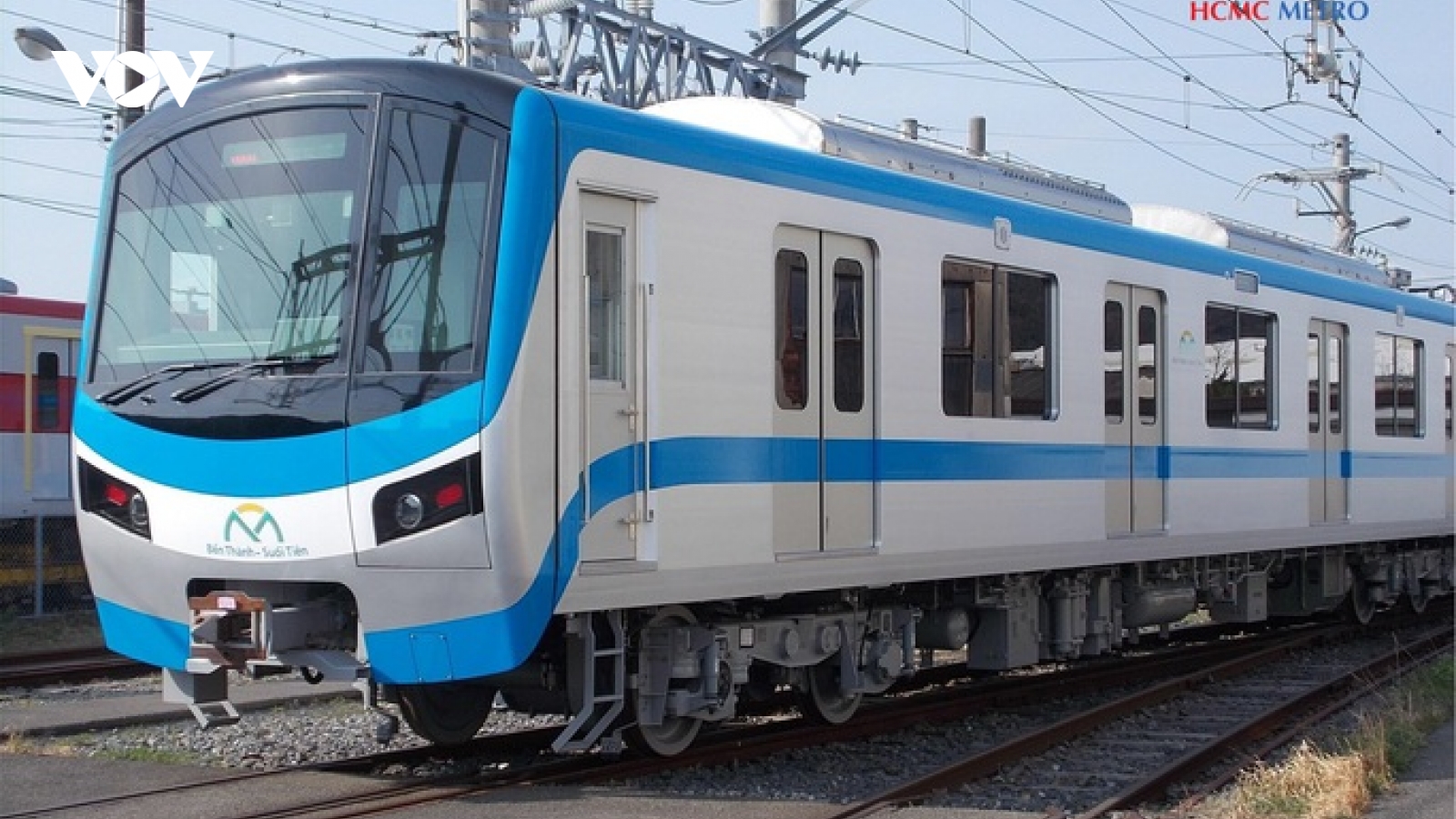 Đoàn tàu metro Bến Thành - Suối Tiên chạy thử nghiệm đoạn trên cao