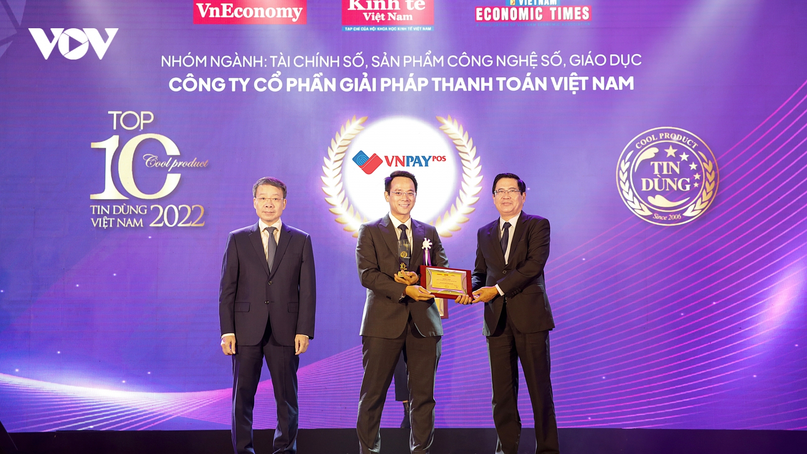 VNPAY-POS đạt danh hiệu Top 10 sảm phẩm - dịch vụ Tin dùng Việt Nam 2022