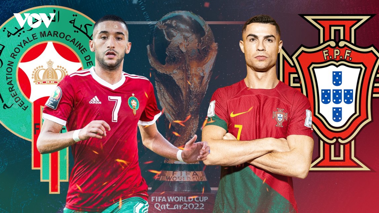 Link xem trực tiếp bóng đá Morocco vs Bồ Đào Nha, 22h ngày 10/12