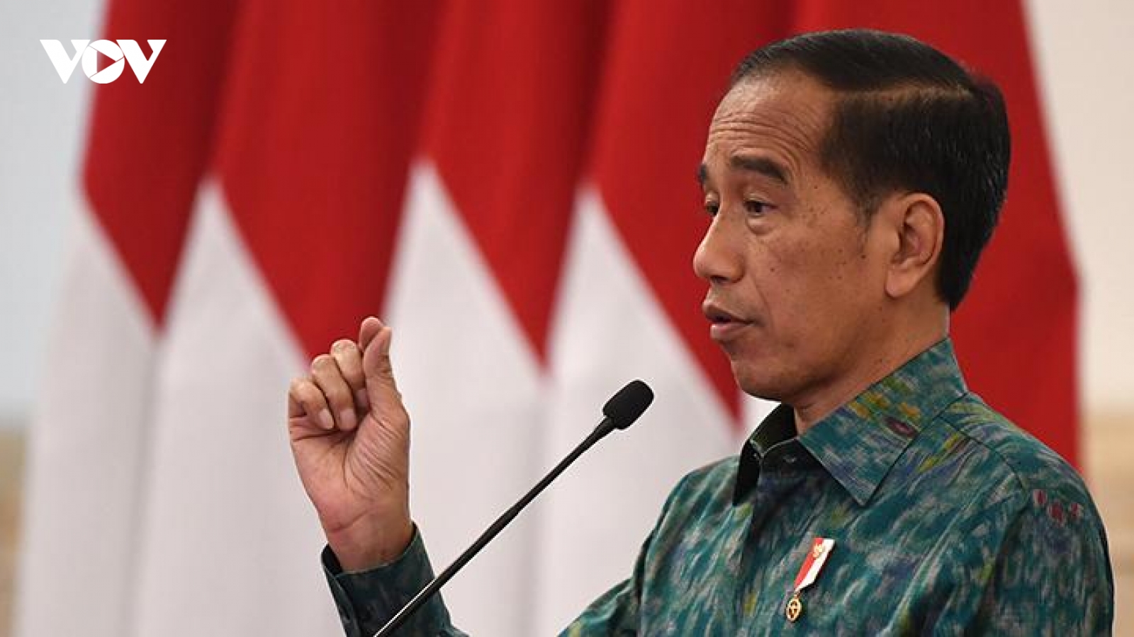 Tổng thống Indonesia Joko Widodo thể hiện quyết tâm qua thông điệp năm mới