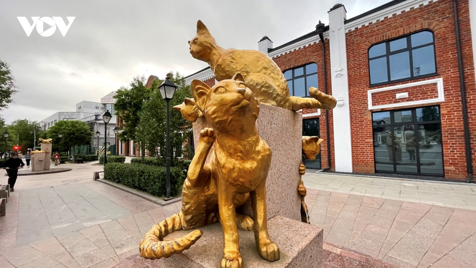 Độc đáo quảng trường mèo Siberia ở thành phố Tuymen-Nga