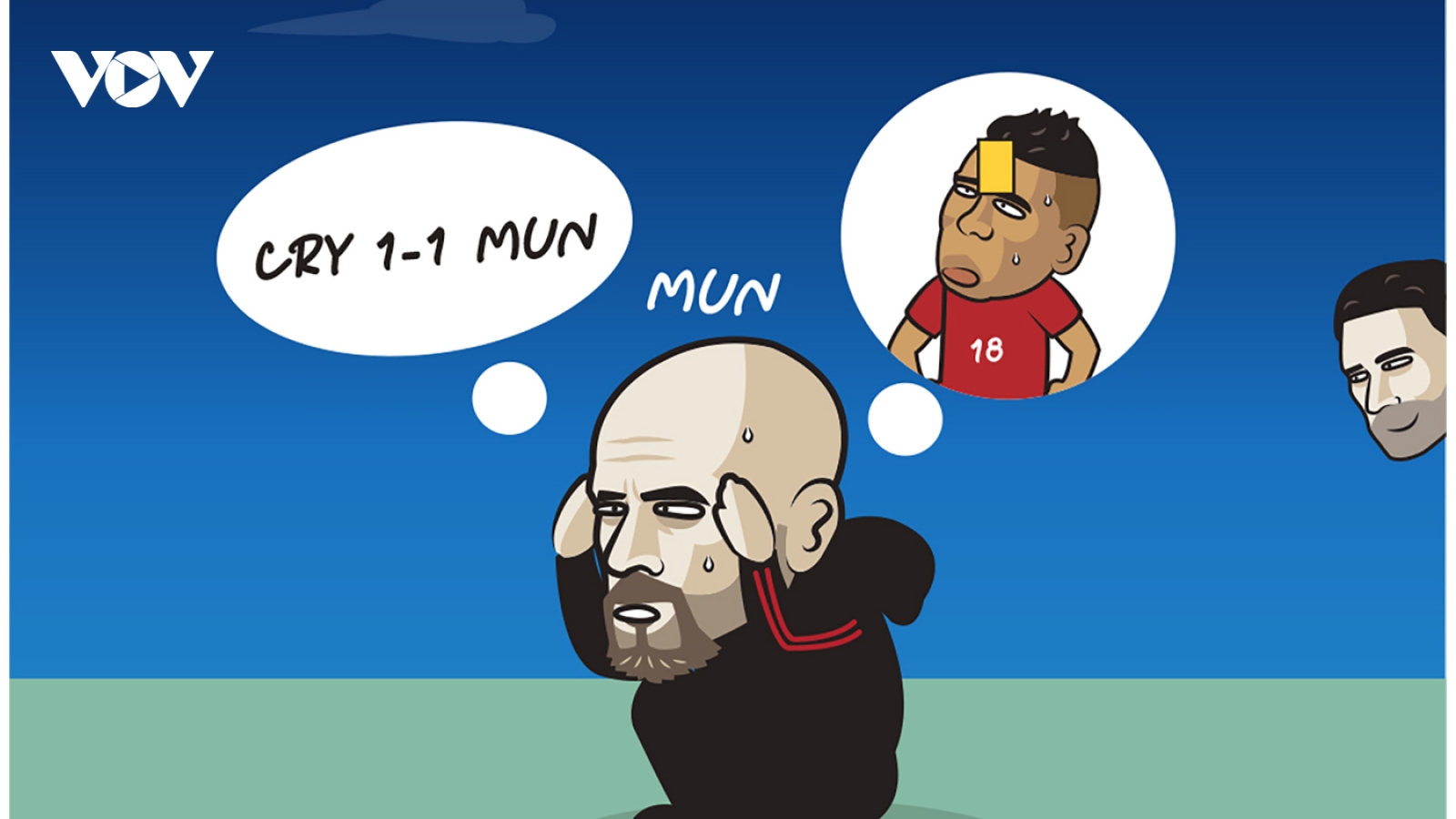 Biếm họa 24h: HLV Erik Ten Hag vã mồ hôi sau trận hòa Crystal Palace