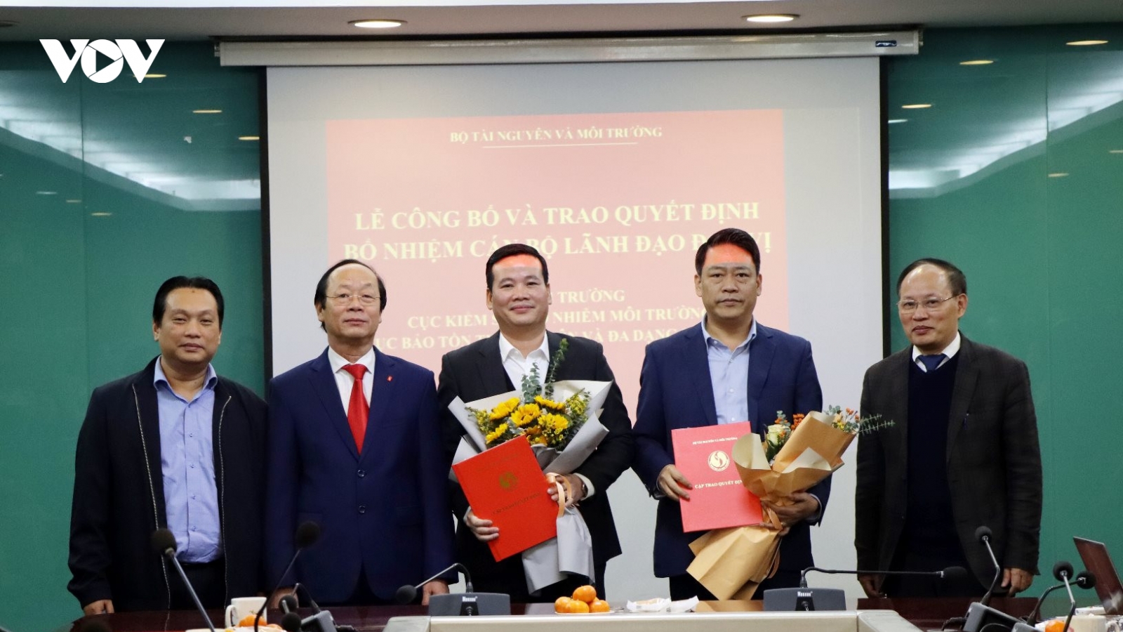 Bộ Tài nguyên và Môi trường bổ nhiệm lãnh đạo các cục, vụ sau khi xóa bỏ tổng cục