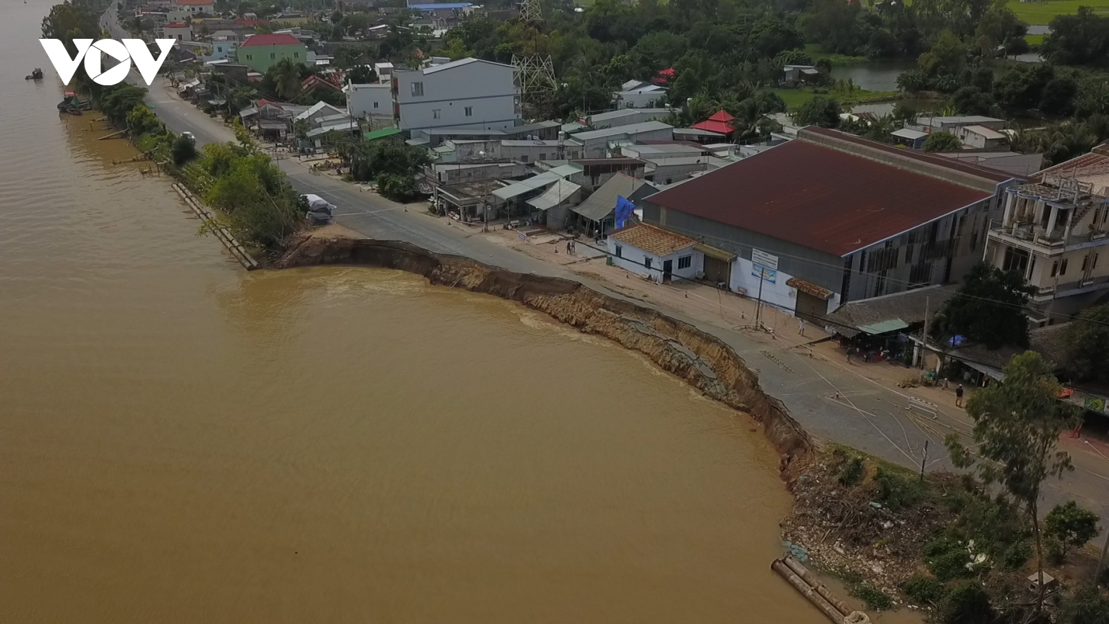 An Giang xử lý khu vực sạt lở trên Quốc lộ 91