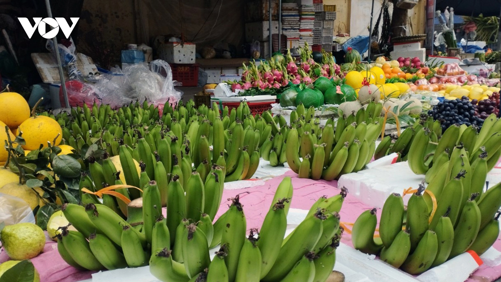 Dạo quanh chợ sáng 30 Tết ở Hà Nội