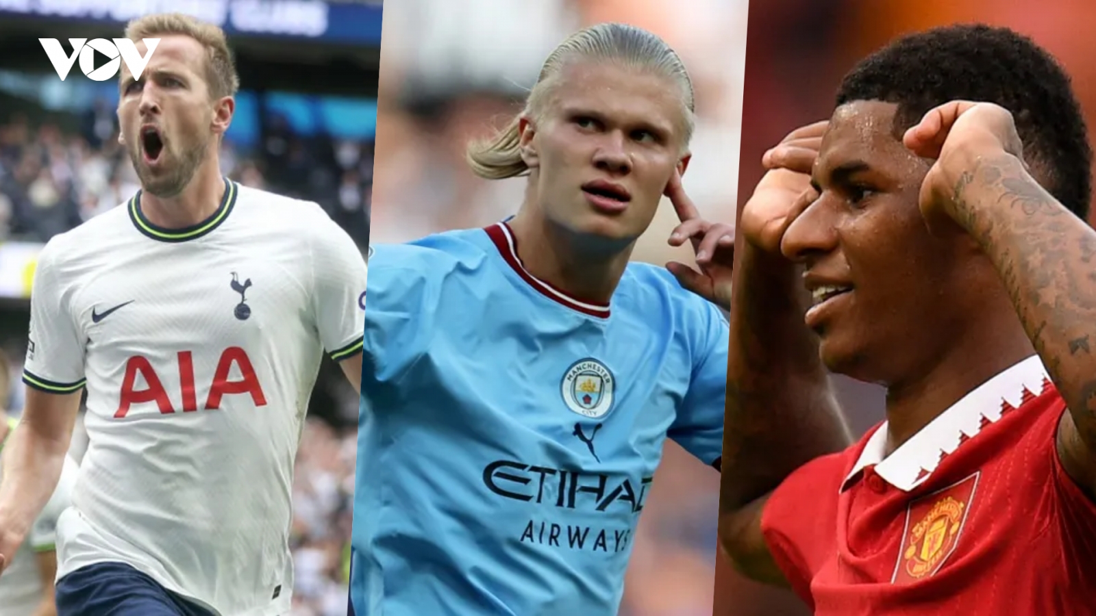 Cuộc đua “Vua phá lưới” Ngoại hạng Anh: Rashford kém Haaland 16 bàn