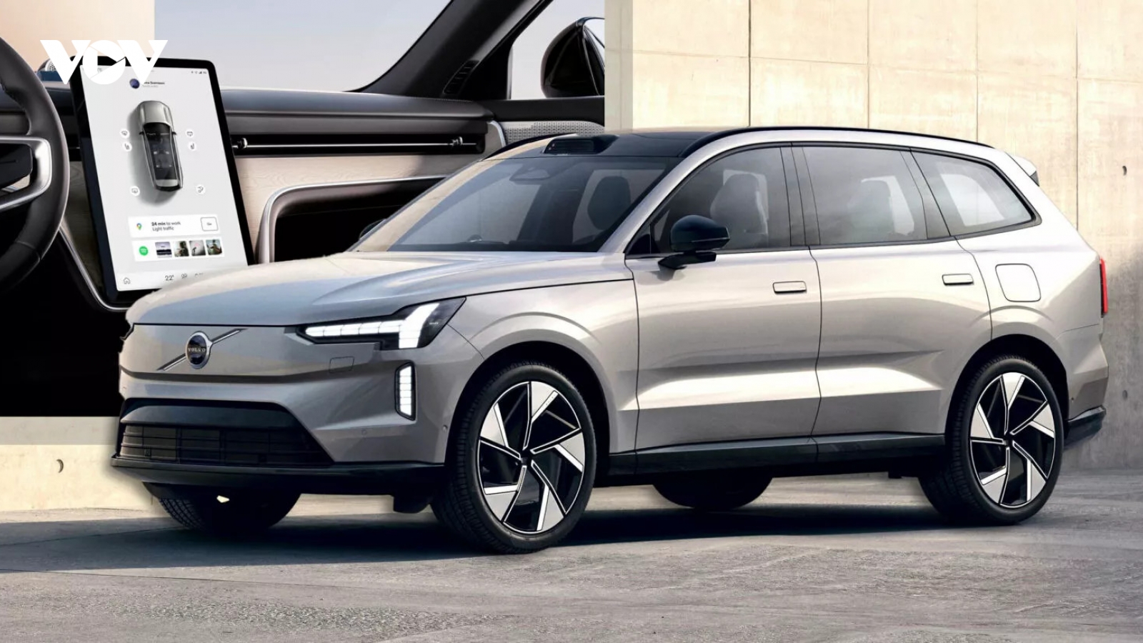 Volvo EX90 đời 2024 ra mắt tại triển lãm CES