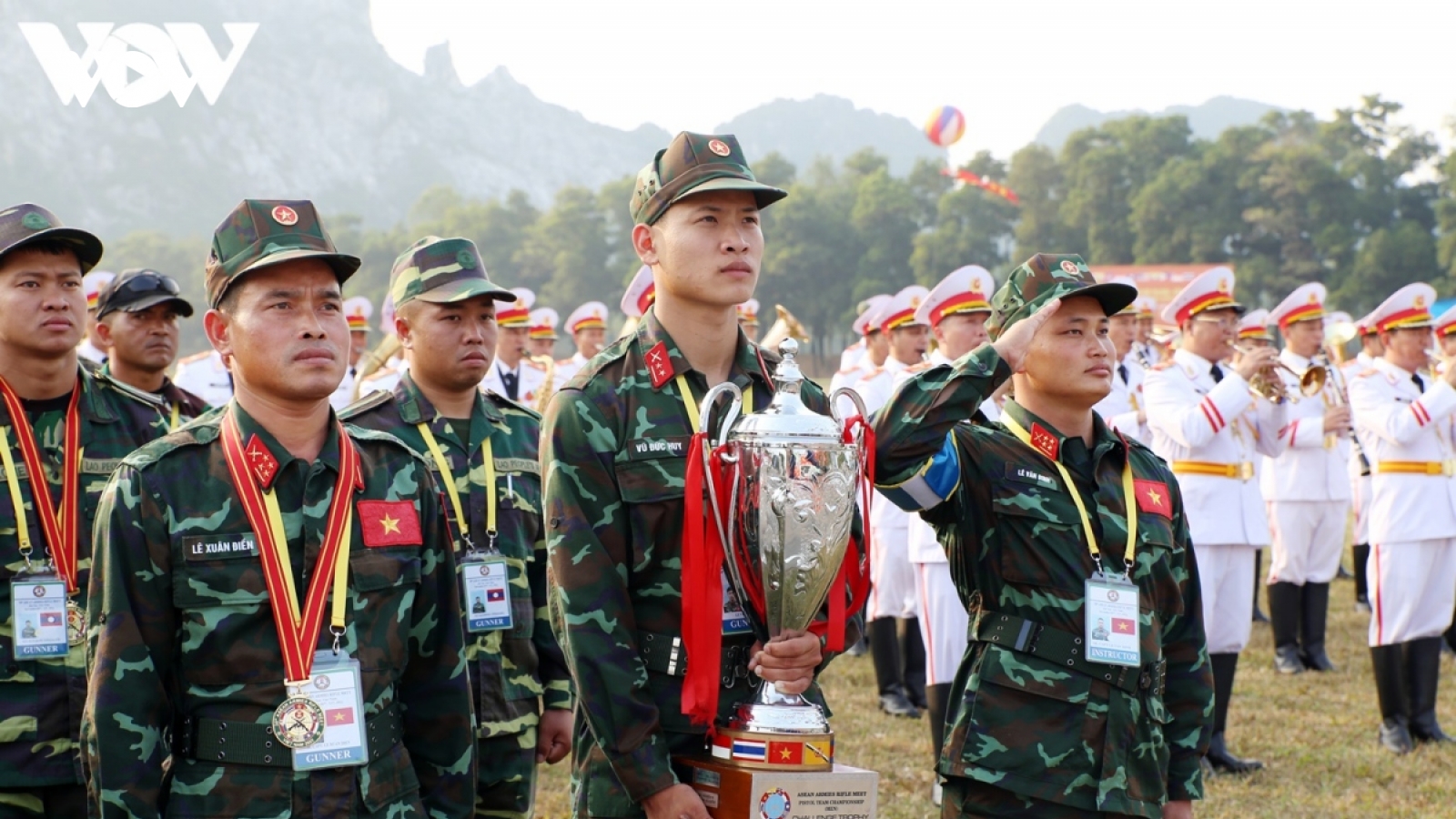 Đoàn QĐND Việt Nam giành vị trí nhất toàn đoàn tại AARM-30 