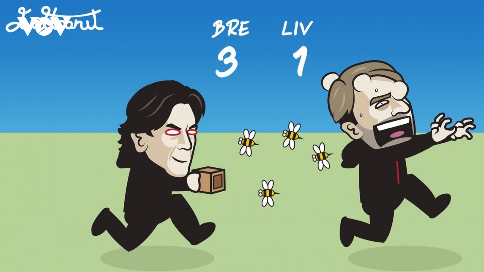 Biếm họa 24h: Liverpool đi vào "vết xe đổ" của MU và Man City