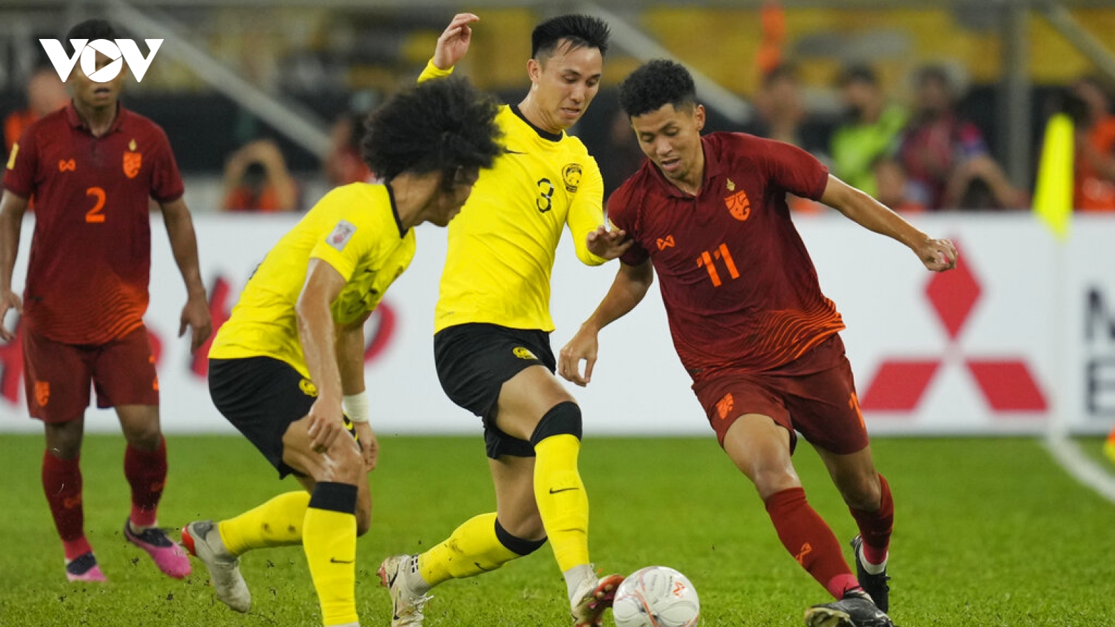 Malaysia hạ Thái Lan 1-0, tạm chiếm lợi thế ở bán kết AFF Cup 2022