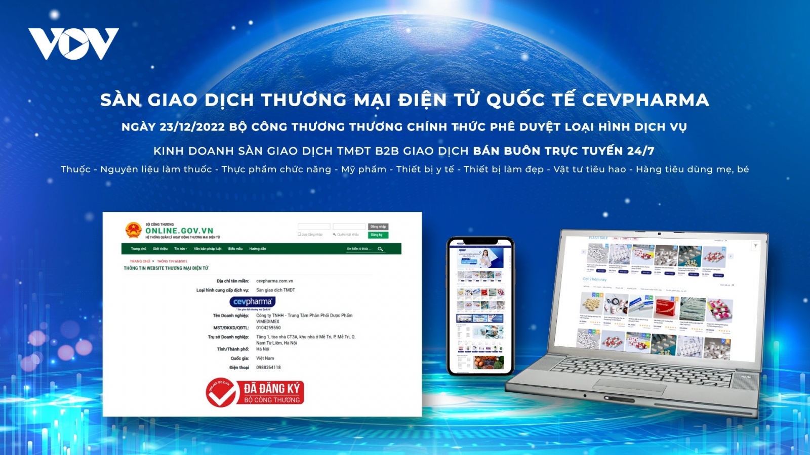 Vimedimex- Cermed GmbH - Viettel Post ra mắt Sàn giao dịch TMĐT Quốc tế CEVPharma