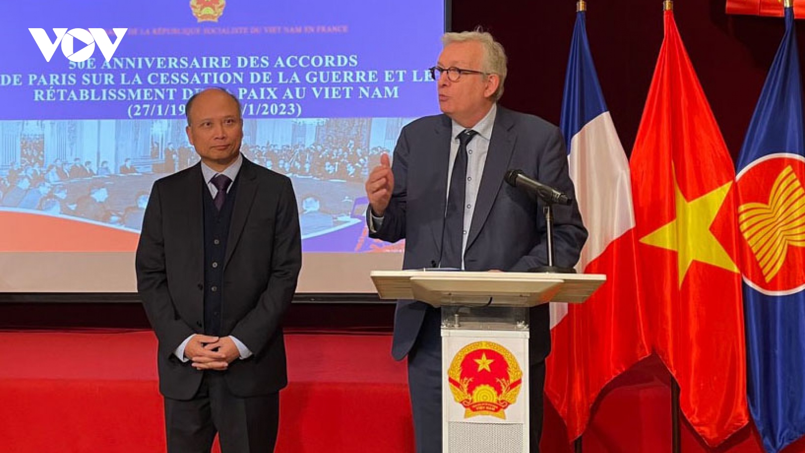 Đại sứ quán Việt Nam tại Pháp kỷ niệm 50 năm ngày ký Hiệp định Paris 