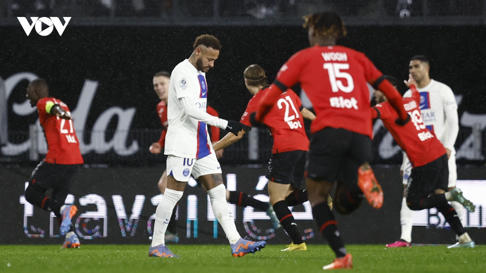 Messi - Neymar - Mbappe im hơi lặng tiếng, PSG gục ngã trước Rennes