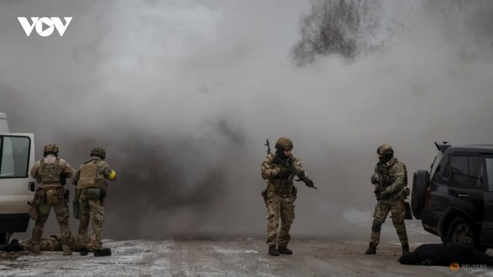 Ukraine tập trận sát sườn Belarus