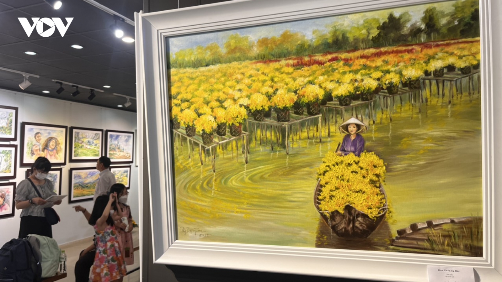 Khai mạc triển lãm hội hoạ “Xuân trong tôi” tại TP.HCM