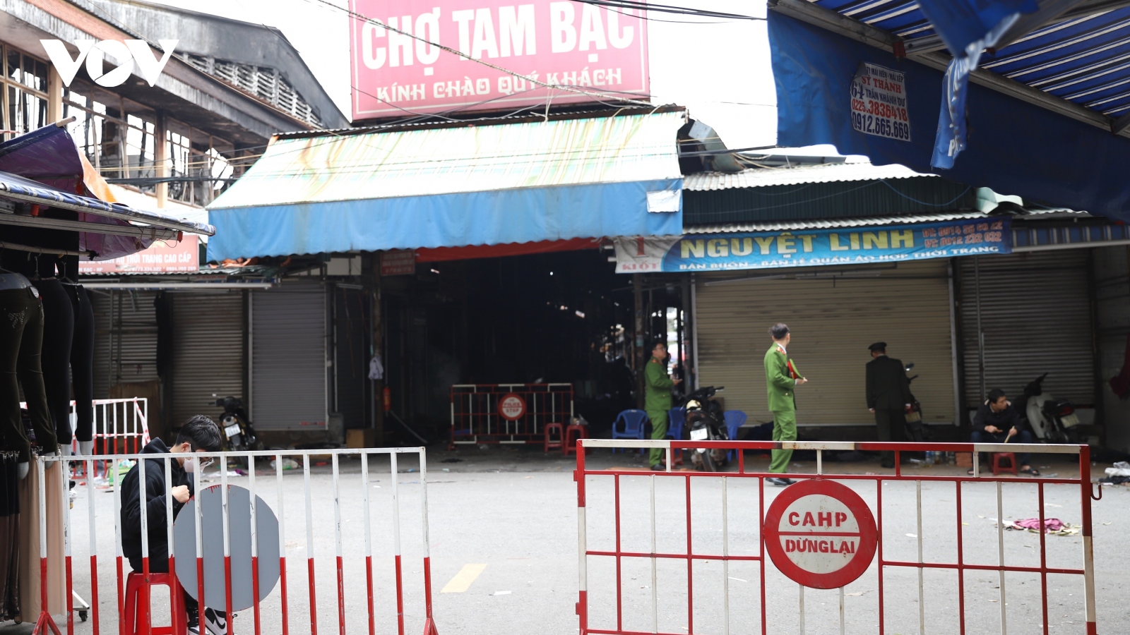 Hải Phòng hỗ trợ các tiểu thương bị thiệt hại sau vụ cháy chợ Tam Bạc