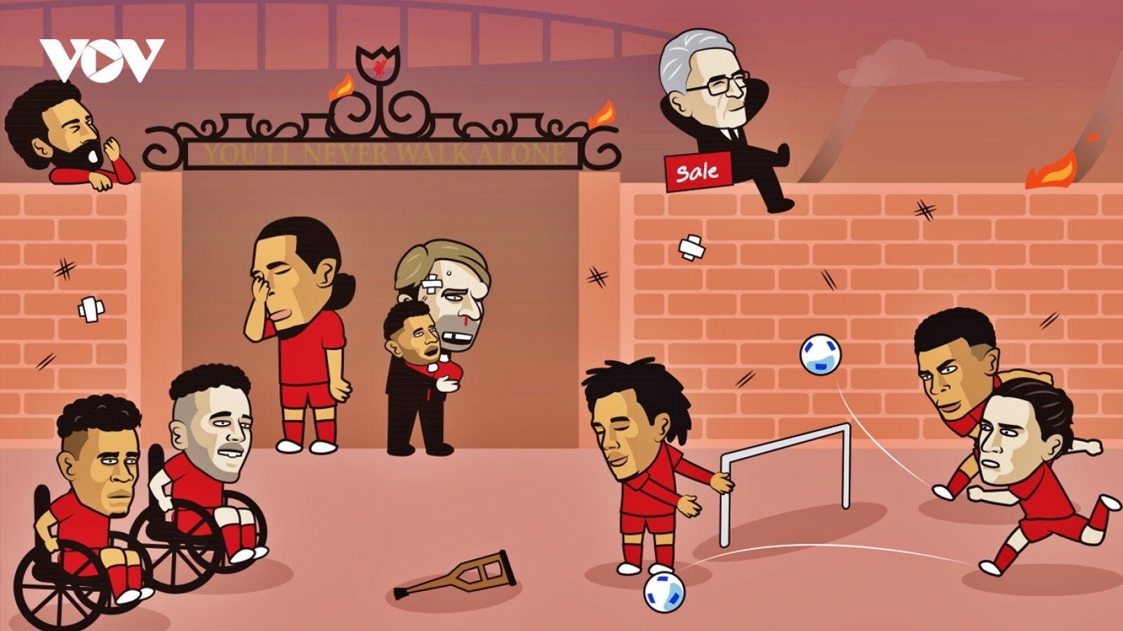 Biếm họa 24h: HLV Klopp đau đầu vì Liverpool