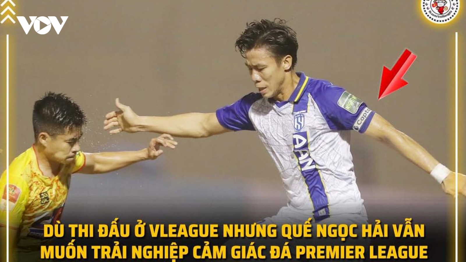 Biếm họa 24h: Quế Ngọc Hải "trải nghiệm" cảm giác đá Ngoại hạng Anh