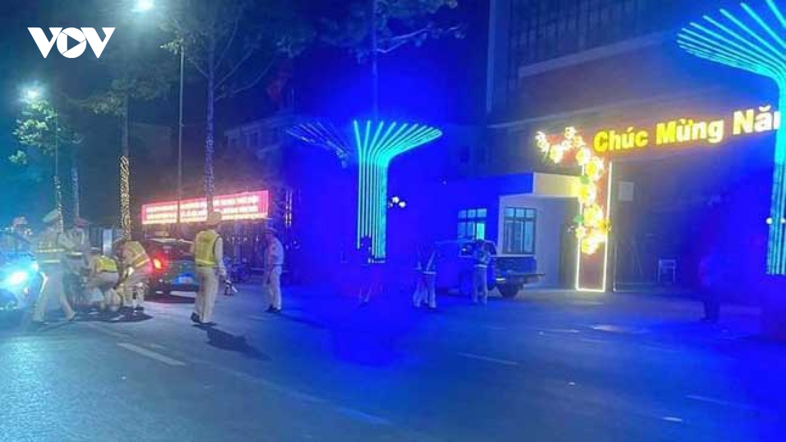 Truy tìm đối tượng tông xe vào CSGT tại Biên Hòa