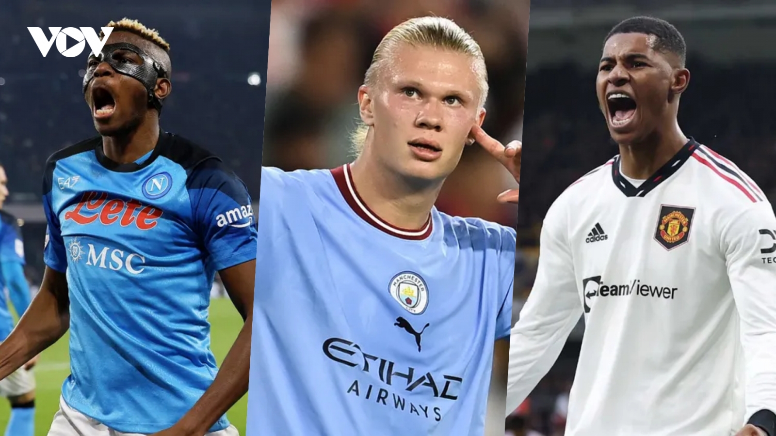 Cuộc đua “Chiếc giày Vàng” châu Âu: Osimhen và Rashford tăng tốc