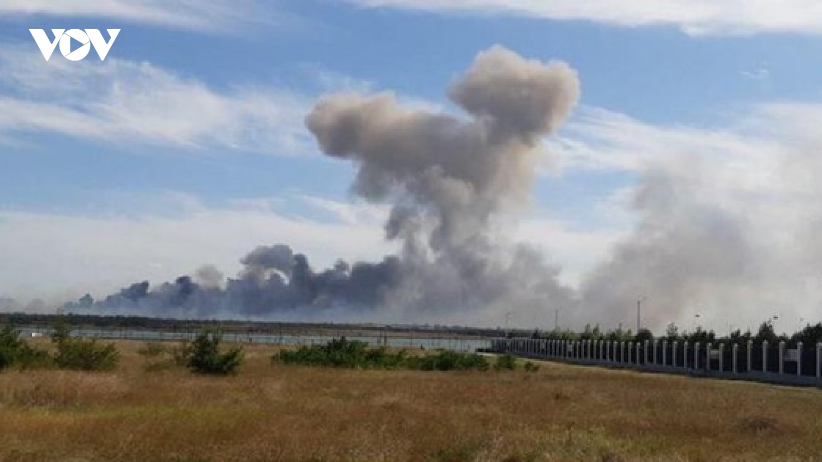 Cháy lớn thiêu rụi khu nhà ở cho công nhân tại Crimea, 8 người thiệt mạng